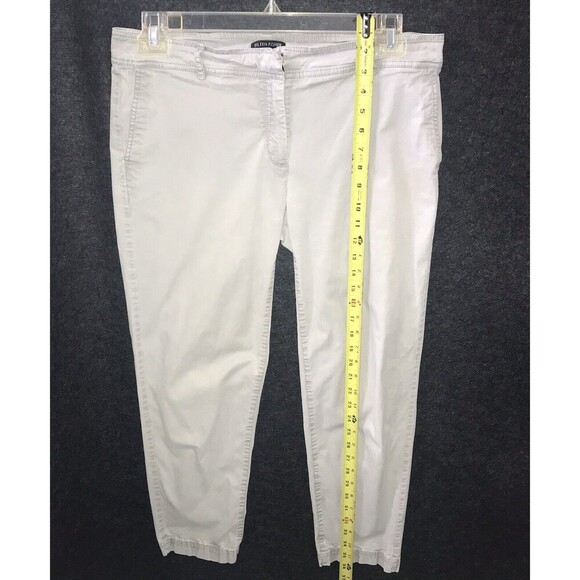 Eileen Fisher Chino Pants Women’s Medium Straight Leg Tencel Gray *flaws** - Picture 11 of 15